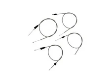 Set: 4 Bowden cables grey, high handlebar-MZ TS 250, 250/1