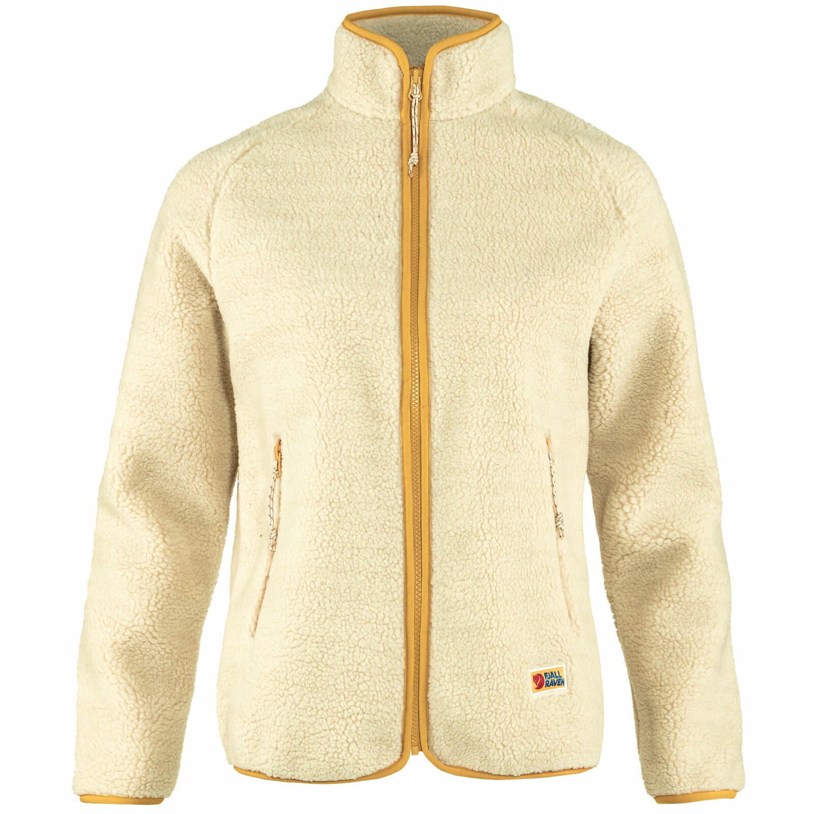 Fjällräven Vardag Pila Polar Chaqueta de Mujeres Teddyfleece Blanco Beis Nuevo