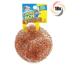 18x Scrubbers Chore Boy Ultimate Pure Copper Single Scrubbers  Fast Shipping 