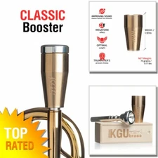Trumpet Mouthpiece Booster KGUBrass. CLASSIC. Raw Brass