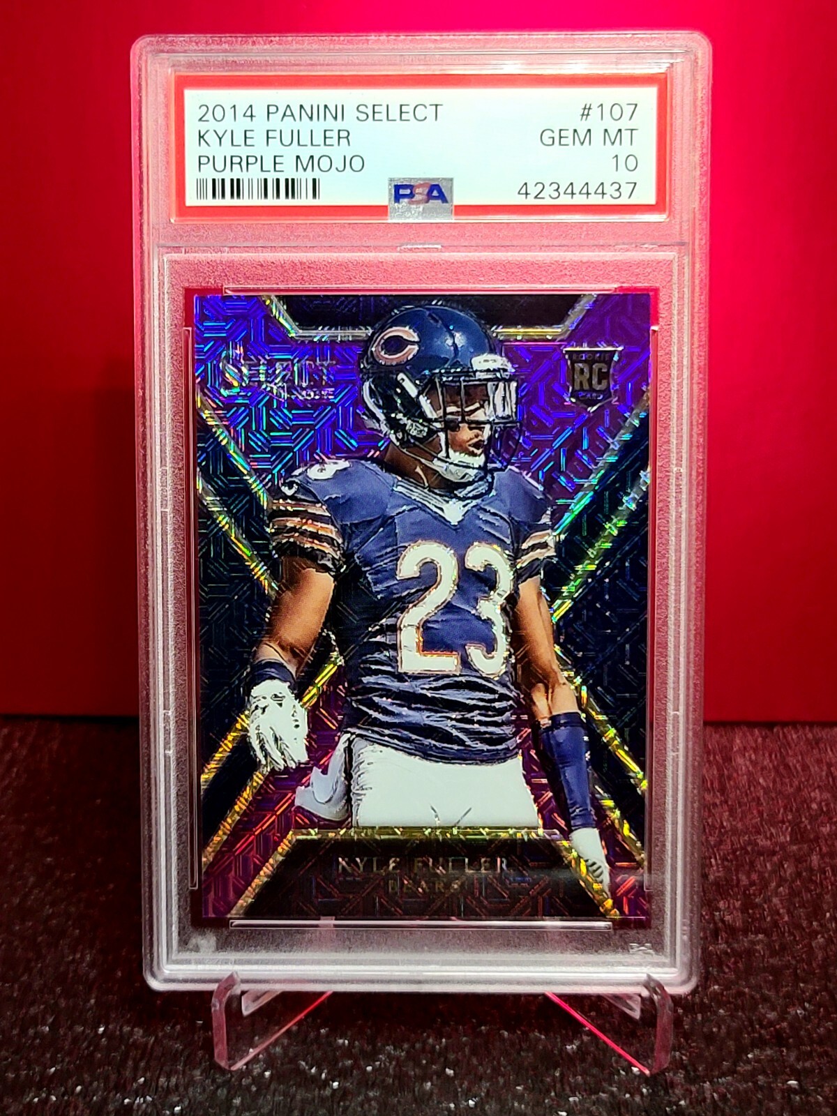 Kyle Fuller Panini Select #107 Purple Mojo