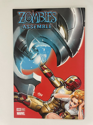 Zombies Assemble #0 NM 1st Print Variant Cover Marvel Comic Book Iron Man 7 J242