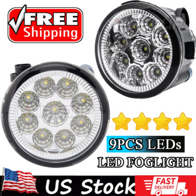 LED Pair Bumper Fog Light Lamp Left&Right For Infiniti G25/G37/Q60 Sedan 2010-14