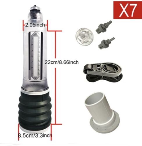 BOMBA EXTENSORA DE ALARGAMIENTO DE PENE HYDROMAX X30 X7 BOMBA DE AGRANDAMIENTO AL VACÍO DE PENE - Imagen 7 de 8