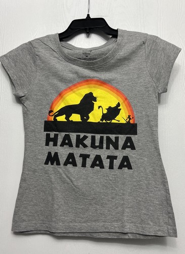 Disney The Lion King Hakuna Matata Girls Tshirt Size Medium - Picture 4 of 5