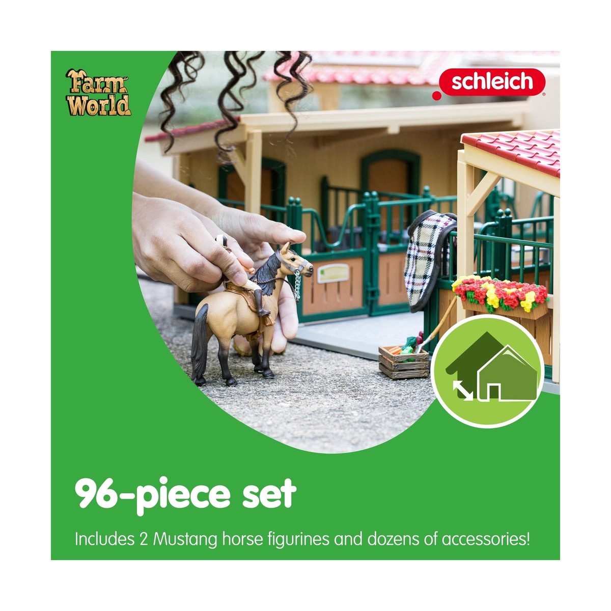Schleich Horse Barn and Stable Playset - Award-Winning Riding