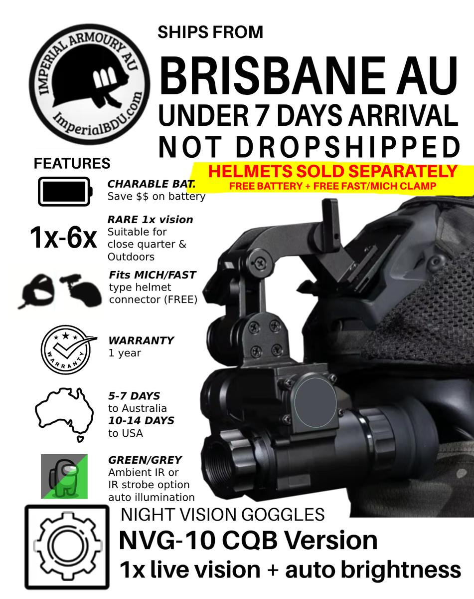 NVG10 NVG30 (CQB Version) 1x to 6x zoom Night Vision Goggles