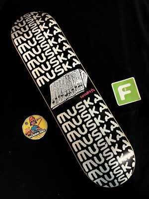 SUPER RARE Chad Muska Muskabeats Shorty s OG Skateboard Deck Vintage