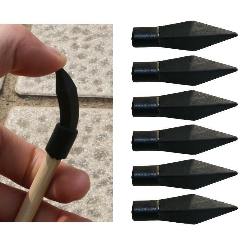 Hotest-Hunting Archery Broadhead Arrow Heads, Medieval Metal Tips, DIY Wooden Arrow, Longbow, 6Pcs