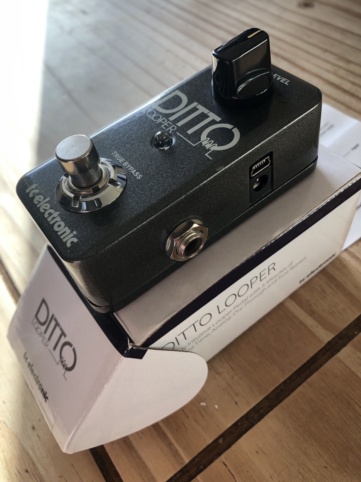 TC Electronic Ditto Looper Guitar Effects Pedal Black 5706622011350