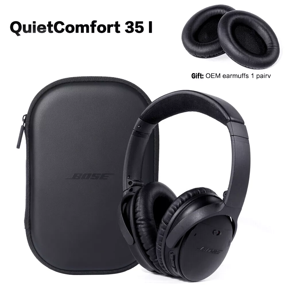 Korrekt Ulv i fåretøj Egetræ BOSE QuietComfort 35 Noise Cancelling Wireless Headphones - QC35 Black |  eBay