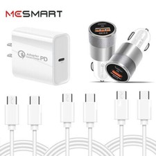 For Samsung Galaxy S24 Ultra S24 Fast USB C Wall Car Charger Type C Cable Cord