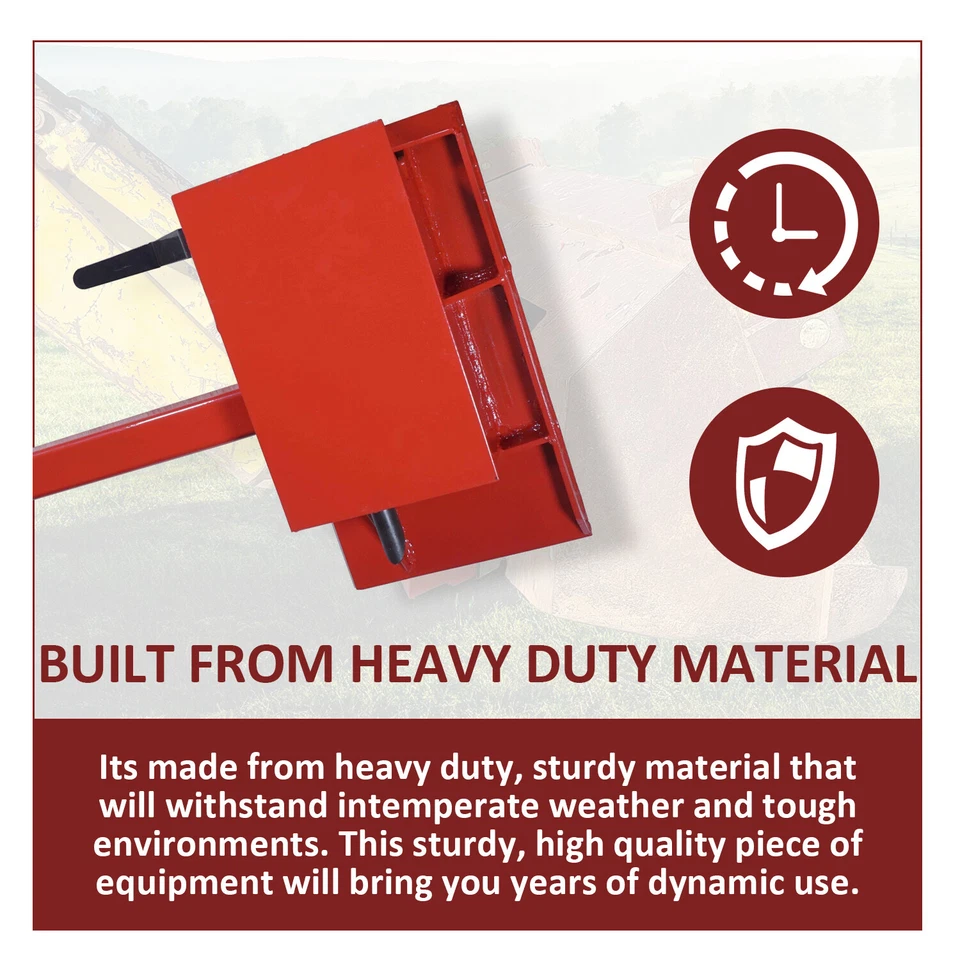 4000LBS Skid Steer Quick Tach Conversion Adapter Plate Attachment For Bobtach - Image 4 of 4