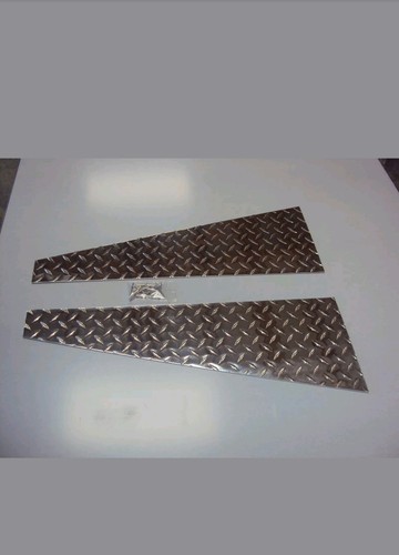 Fits 1987 to 1995 JEEP YJ WRANGLER FENDER TOP COVERS Diamond Plate WOW!!! - Picture 2 of 3