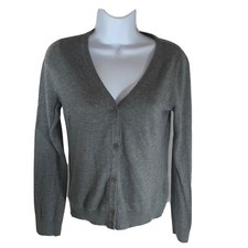 Forever 21 Girls Sz 13/14 Lot 2 Cardigans V-neck Red Gray RN 94987 PO 14032572