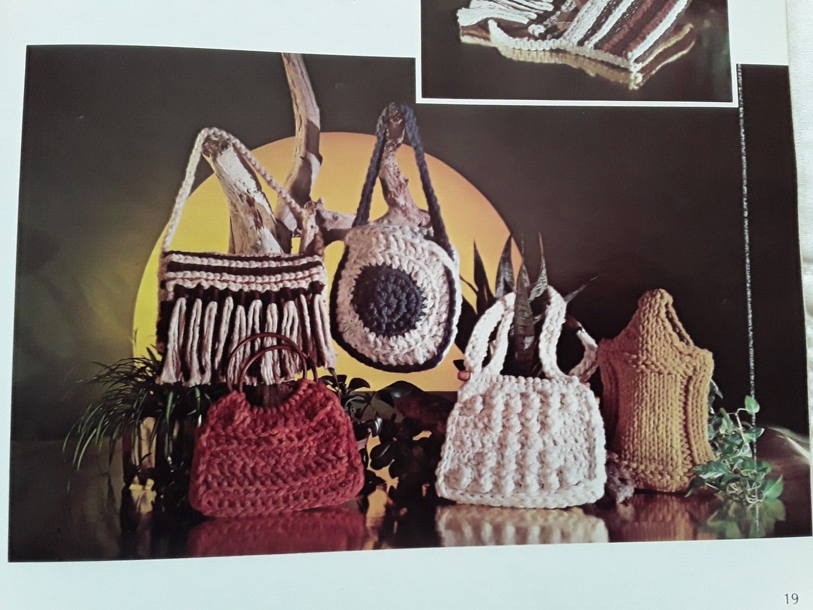 Fiber Arts II Maxi-Cord Macrame Crochet Baskets Raccoon Panda Koala Planters Wea