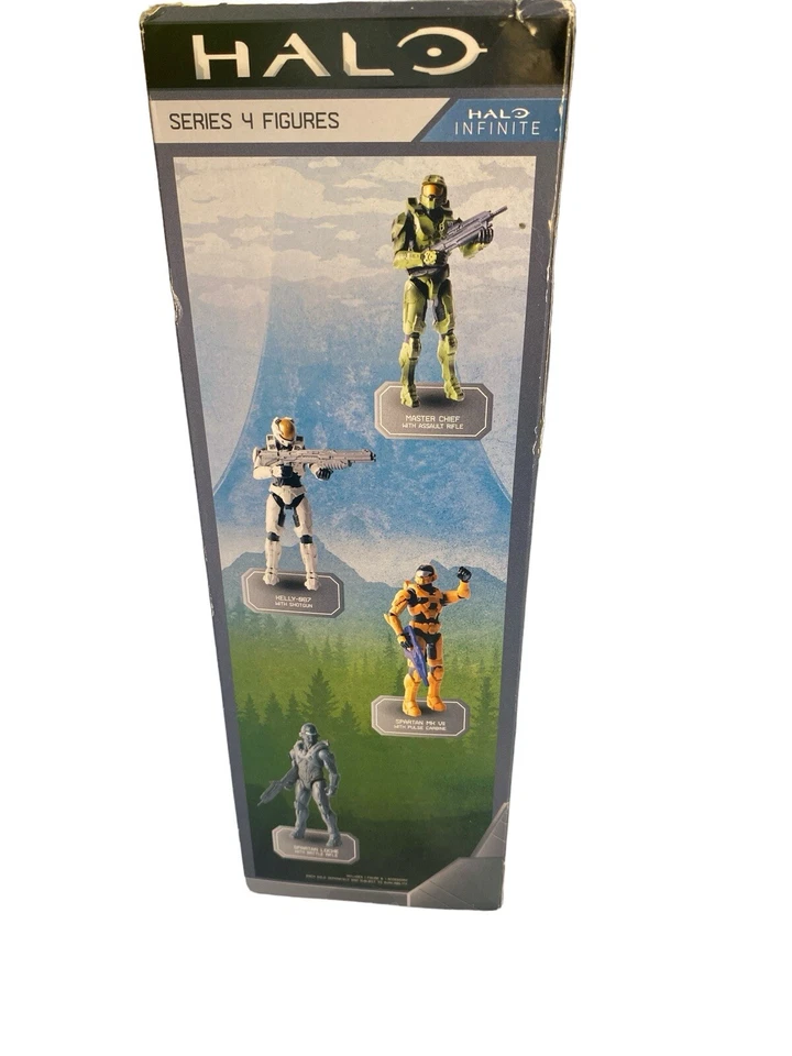 New In Box XBOX Halo Infinite Master Chief Series 4 Figure - Image 3 of 4