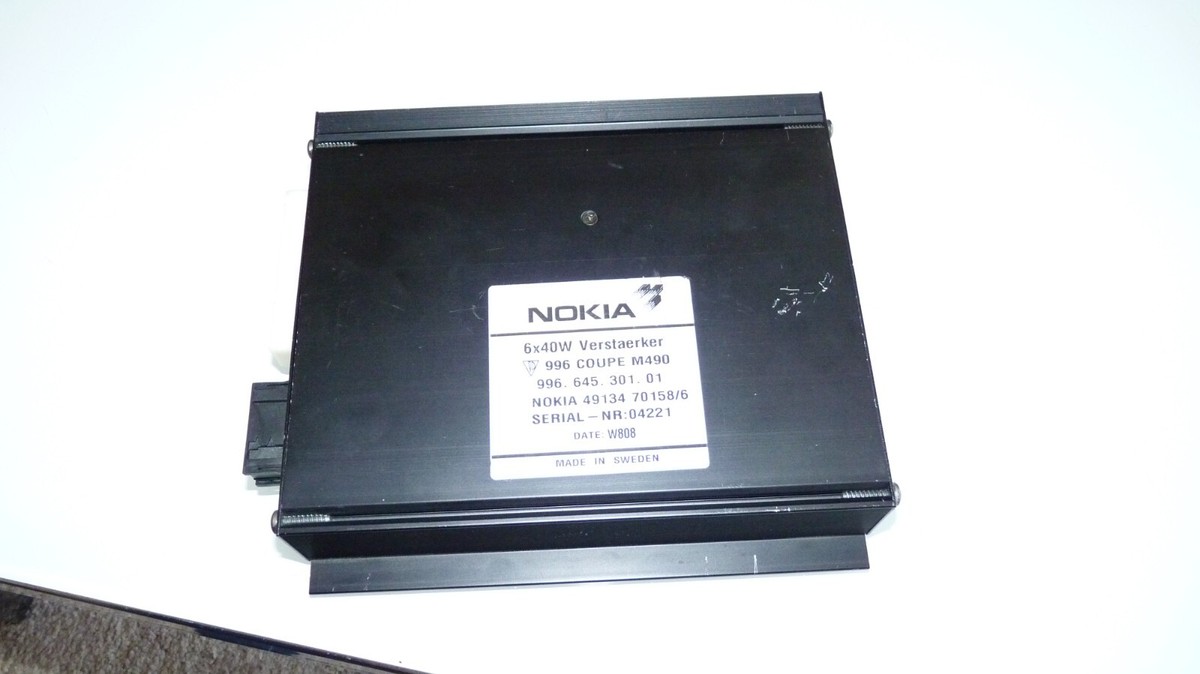 1999-2002 Porsche 911 996 Convertible 6x40W Amplifier Nokia