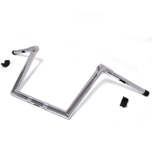 12''Chrome Ape Hanger Fused Handlebar For 15-20 Harley Road Glide FLTRX FLTRU - Picture 6 of 6
