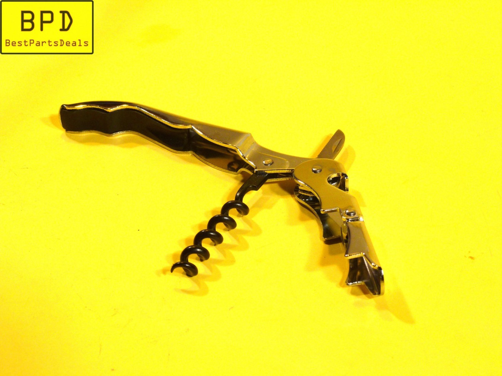 Chrome Professional Waiters Wine Key CORKSCREW Knife Bottle Opener