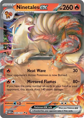 Ninetales Ex 038/165 Sv: Scarlet & Violet 151