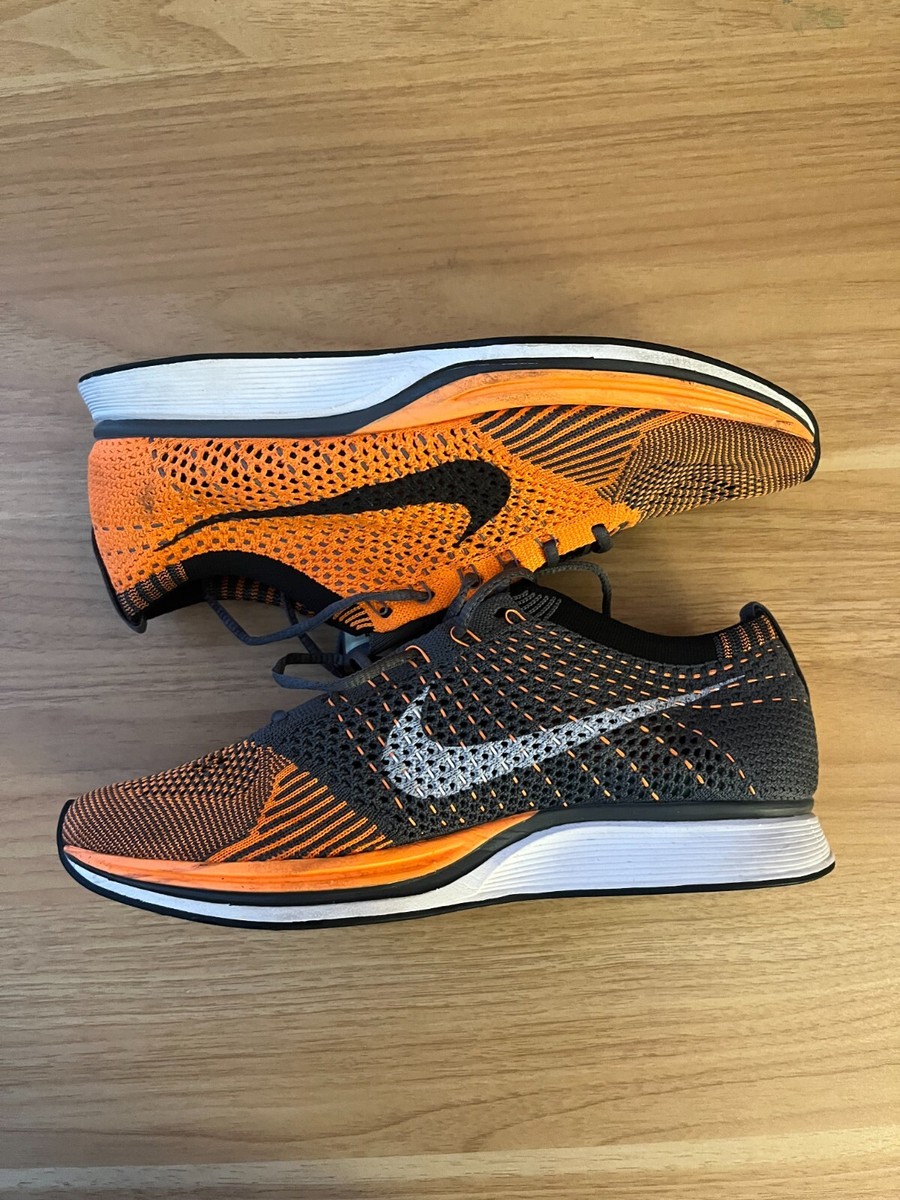 Nike Flyknit Racer Total Orange Men's 7/Women's 40