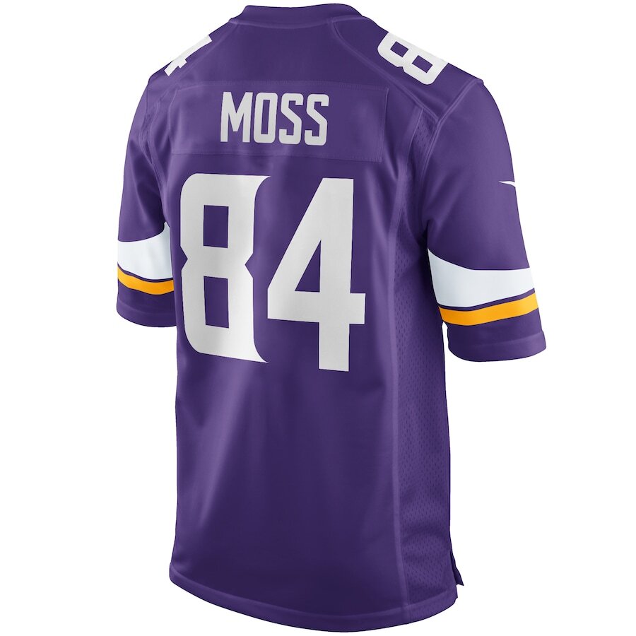 ミネソタ・バイキングス 84番 MOSS シャツ Reebok NFL ゲームシャツ ミネソタ・バイキングス MOSS #84