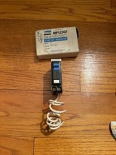 Crouse  Hinds 15 Amp 1 Pole 120V Ground Fault Circuit Breaker As Is