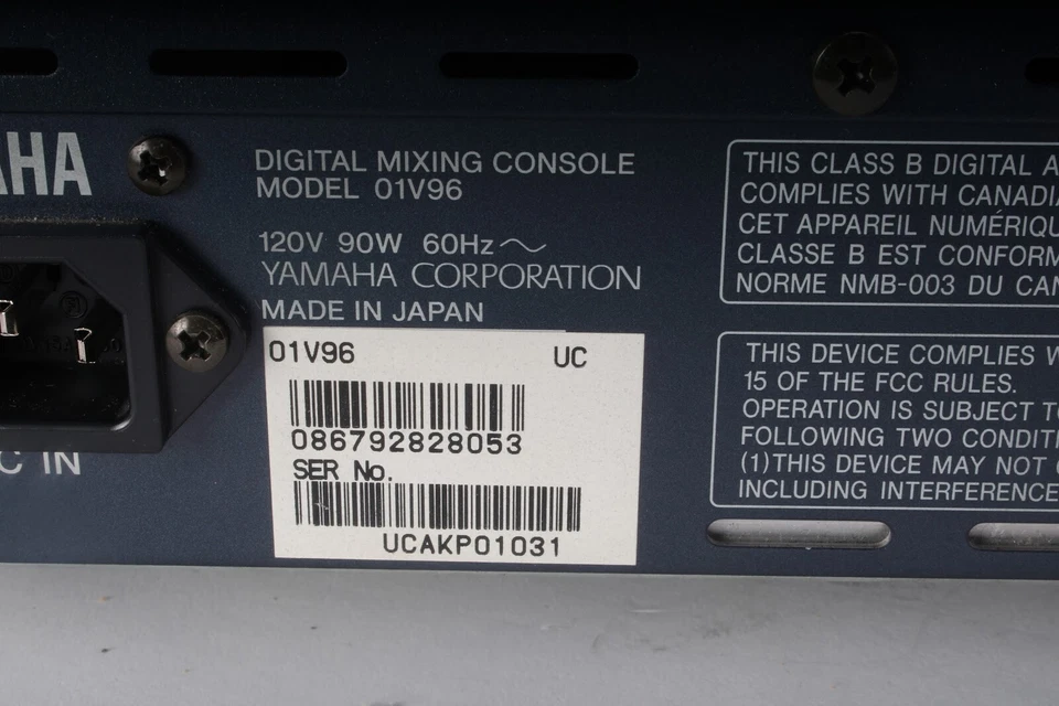 Yamaha 01V96 Digital Mixing Console - Fair Condition - Image 4 of 4