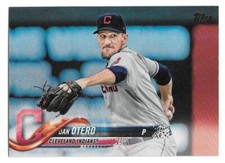 DAN OTERO 2018 Topps Update RAINBOW FOIL - CLEVELAND INDIANS - #US35