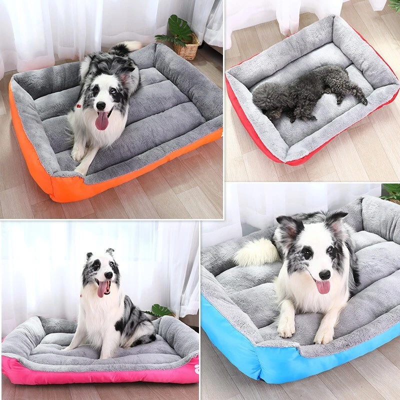 Washable Pet Calming Bed Cat Puppy Large Dog Sleep Warm Soft Plush Comfy Cushion - image 3 of 4