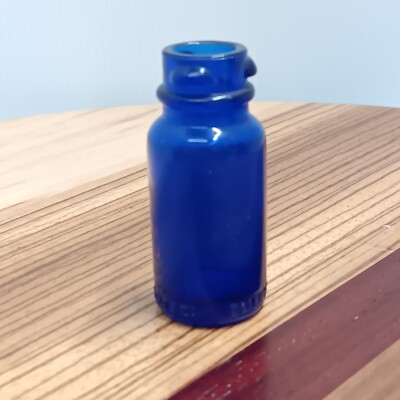Vintage Cobalt Blue Bromo-Seltzer Emerson Drug Co. Baltimore Advertising Bottle