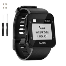 Replacement Silicone Rubber Watch Strap Band w Tool for Garmin Forerunner 30