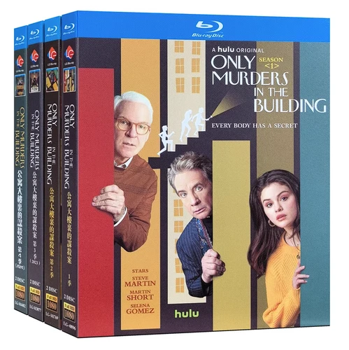 Only Murders in the Building Season 1-4 Series 8-Discs