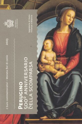 San Marino 2 Euro 2023 Perugino - Picture 1 of 2