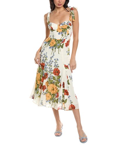 Seraphina Sleeveless Midi Dress Women's White 4 Seraphina Sleeveless Midi Dress Women's White 4