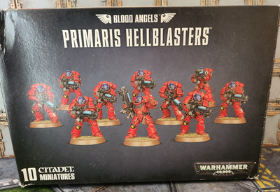 Warhammer 40k, Space Marine Primaris Hellblasters Squad, Plastic