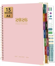 2026 Planner Weekly and Monthly 8.5"x11" Large Hardcover Planner from Dec 202...