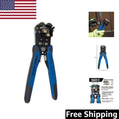 Ergonomic Heavy Duty Wire Stripper and Cutter - Versatile for 10-22 AWG & Romex