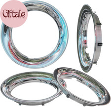 Beauty Trim Rings For 18 Inch Rally Wheels 1 12 Inch Deep Chrome Abs With Metal