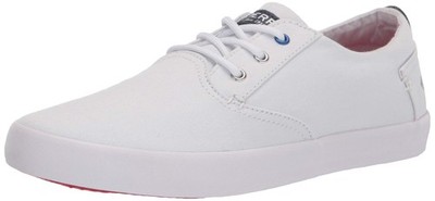 Sperry Kid's Bodie Jr Washable Sneaker, White, 5 Medium 5 Little Kid, White