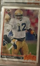 1991 Upper Deck - Star Rookie Ricky Watters #9 (RC)