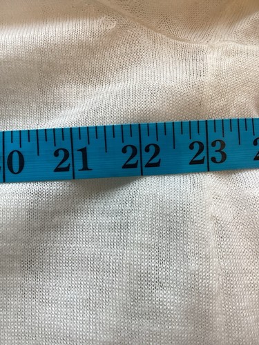M&S sz 16 Long Cardigan Linen Mix White M&S Cardigan sz 16 Short Sleeve WornOnce - Picture 11 of 14
