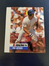 Pat Listach Milwaukee Brewers #28 1993 Jimmy Dean Oversize White Strip