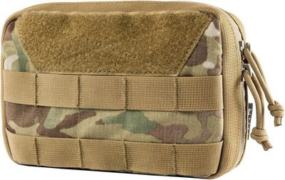 Molle Pouch, Tactical Admin Pouch Belt EDC Tool Organizer Zippered Utility Wa...