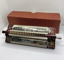 VINTAGE HOHNER TREMELO QUARTET 4-SIDED HARMONICA IN ORIGINAL BOX - GERMANY