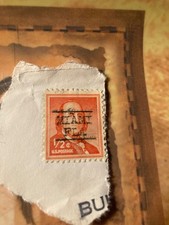1954 Benjamin Franklin 1/2 Cent Stamp