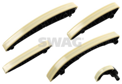 SWAG 10 93 0279 Guide Rails Kit, timing chain for MERCEDES-BENZ - Picture 1 of 3