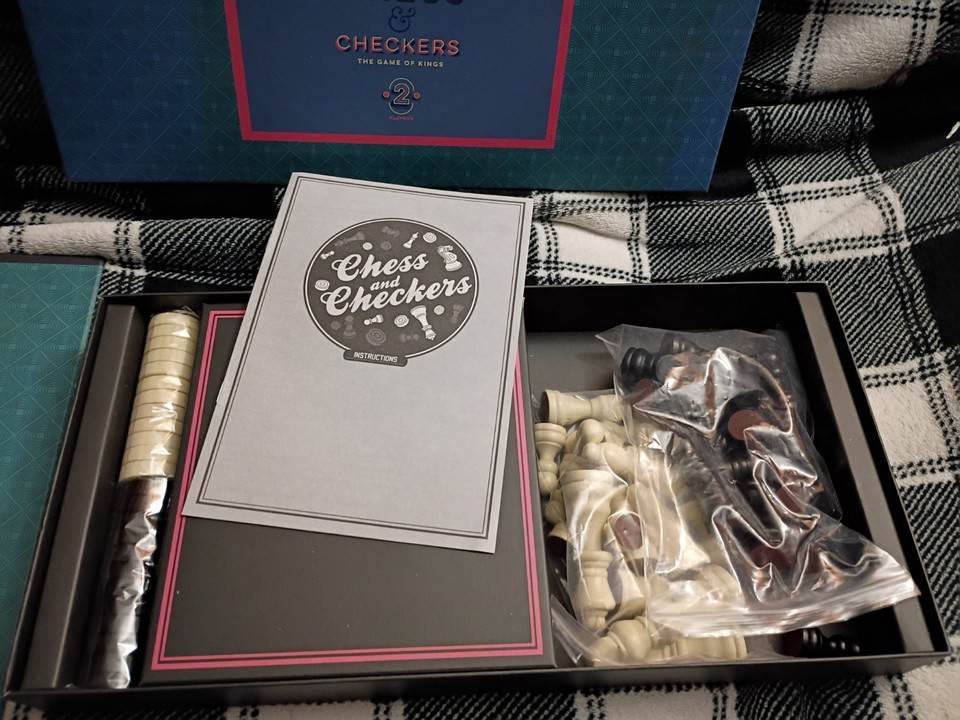 2-In-1 Chess & Checkers Set