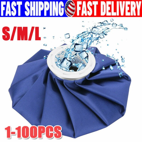 1-100PC Ice Bags Packs Knee Neck Reusable Cold Relief Pain Headache Sport Injury